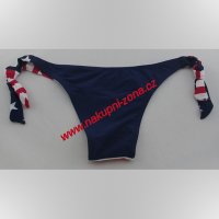 Dámské dvoudílné plavky - bikiny - opalovačky - vzor americká vlajka