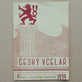 Český včelař prosinec 1939 - sešit 12