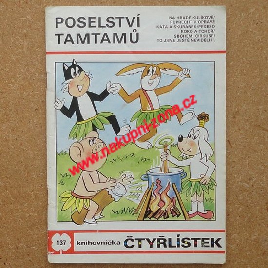 Čtyřlístek 137 - Poselství tamtamů - Kliknutím na obrázek zavřete