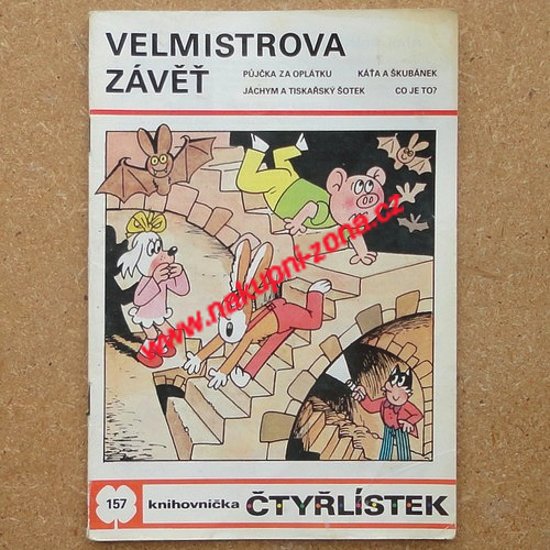 Čtyřlístek 157 - Velmistrova závěť - Kliknutím na obrázek zavřete