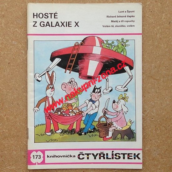 Čtyřlístek 173 - Hosté z galaxie X - Kliknutím na obrázek zavřete