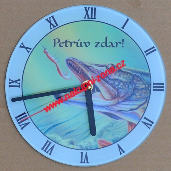 Rybářské hodiny Petrův Zdar - Kliknutím na obrázek zavřete