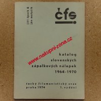 Katalog slovenských zápalkových nálepek 1964-1970 Šperk, Motyčík