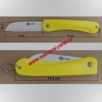 Zavírací keramický nůž - žlutý