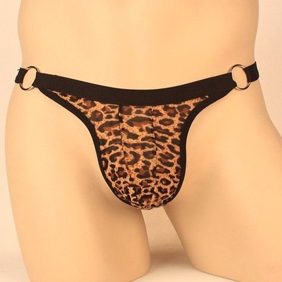 Pánská tanga vzor Leopard - Kliknutím na obrázek zavřete