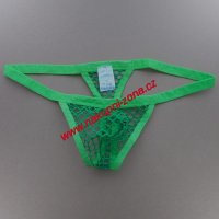 Pánská tanga síťované zelené - pánské spodní prádlo