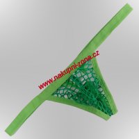 Pánská tanga síťované zelené - pánské spodní prádlo