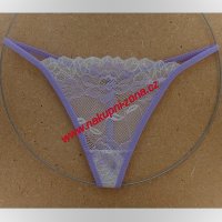 Dámské spodní prádlo - krajková tanga fialové