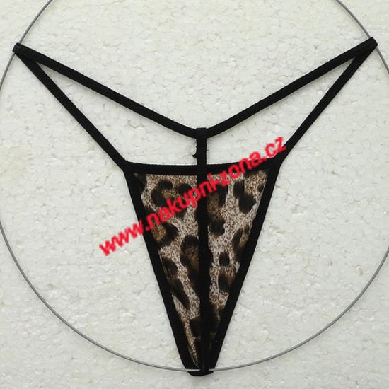Dámské spodní prádlo - sexy tanga Leopard - Kliknutím na obrázek zavřete